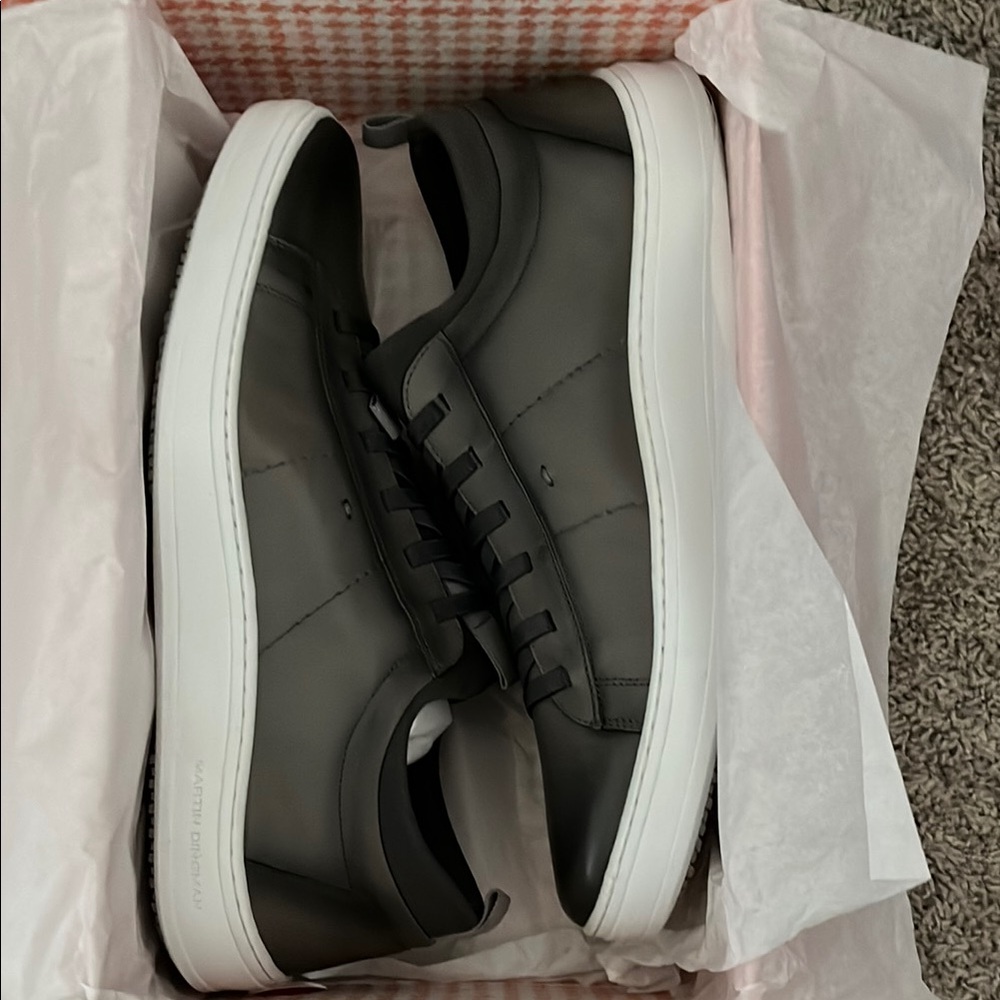 Martin Dingman Black and White Sneakers Minimalist Design